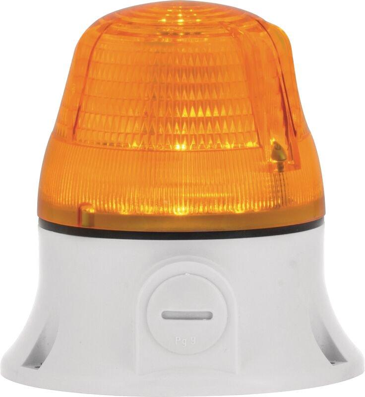 Blitzl.Microxenolamp 12/24V DC/AC orange 1J/LRX Xenonlicht m.Leuchtmittel IP54