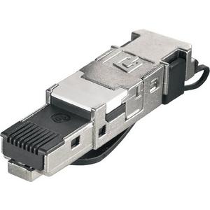 Stecker RJ45 werkzeuglos IE-PS-RJ45-FH-BK