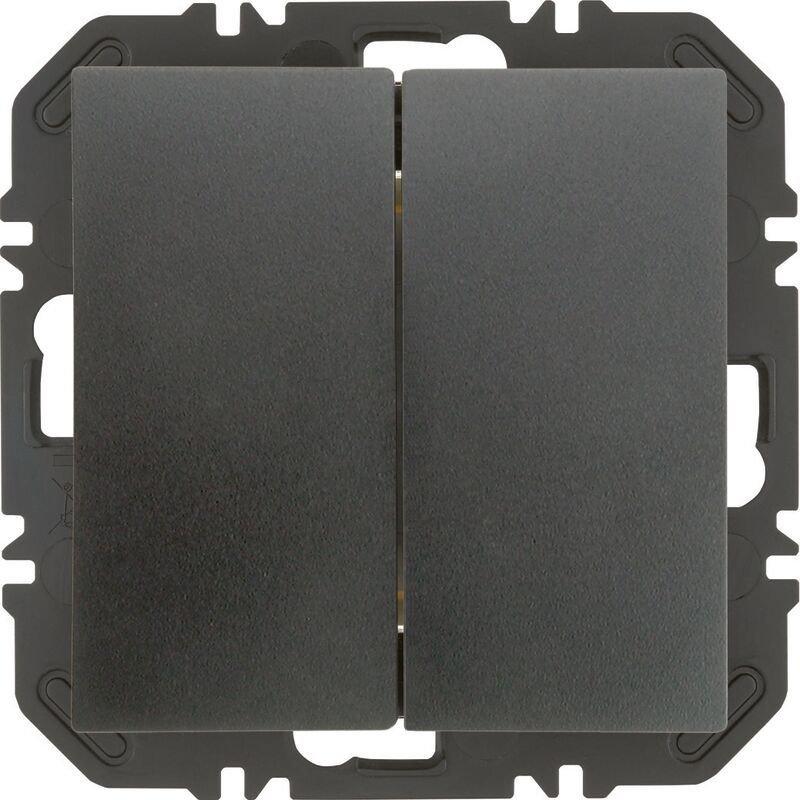 S.1/B.x Hue Funk Wandsender-Modul Kit 2fach anthrazit matt