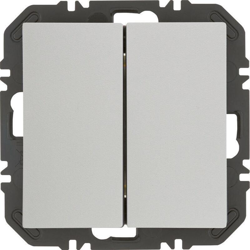 S.1/B.x Hue Funk Wandsender-Modul Kit 2fach polarweiß glänzend