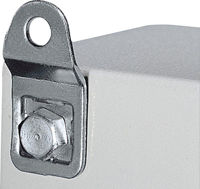 Wandbefestigungshalter Messing vernickelt für Edelstahl-KL