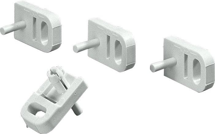 Wandbefestigungslasche Pack mit 40 Stück