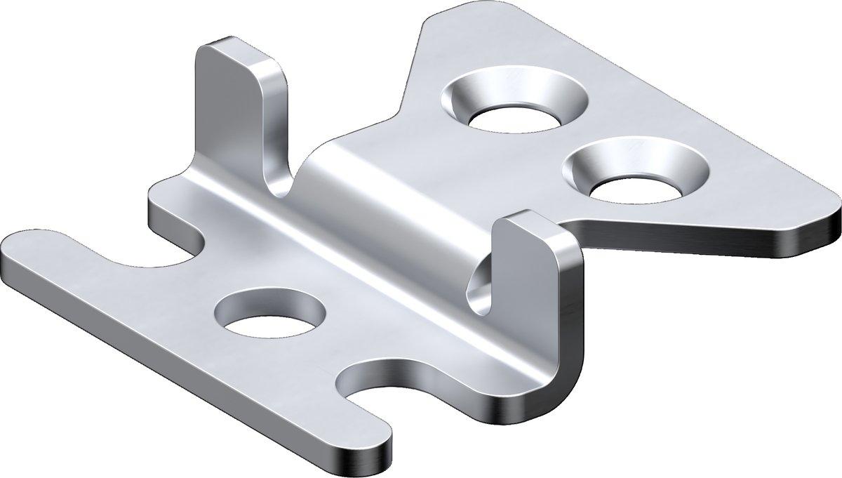 Wandbefestigungshalter Edelstahl 1.4301 Preis per VPE VPE=4