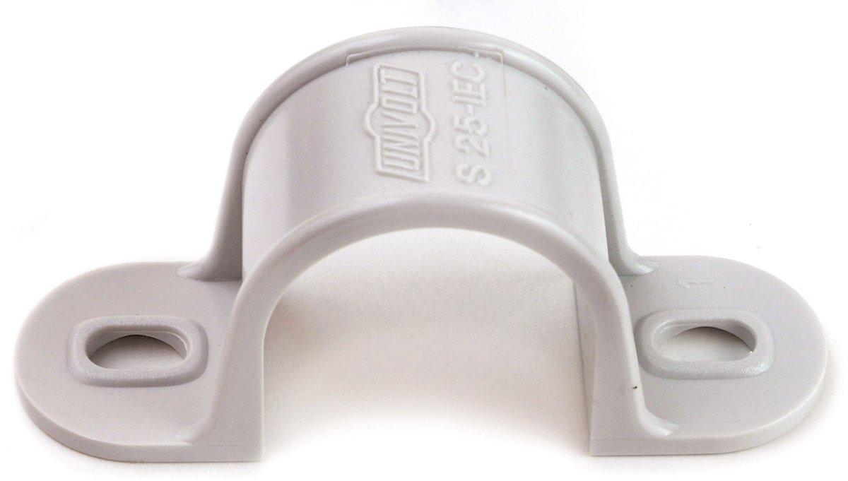 Schelle zweilappig grau