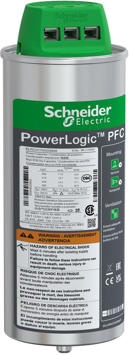 Hochleistungskondensator PowerLogic PFC HD 17/20,4kvar 480V 50/60Hz