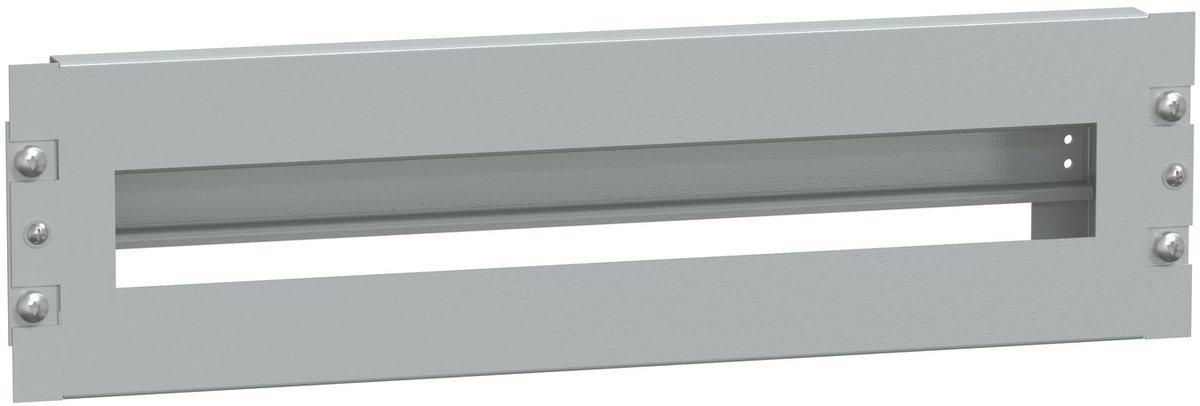 Actassi Automatenblende mit DIN-Schiene 3HE RAL7035