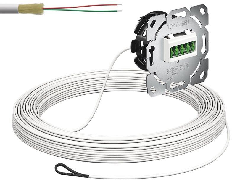 Teilnehmeranschluss Gf-TA UP 2xF LC/APC QD CSS L=25m