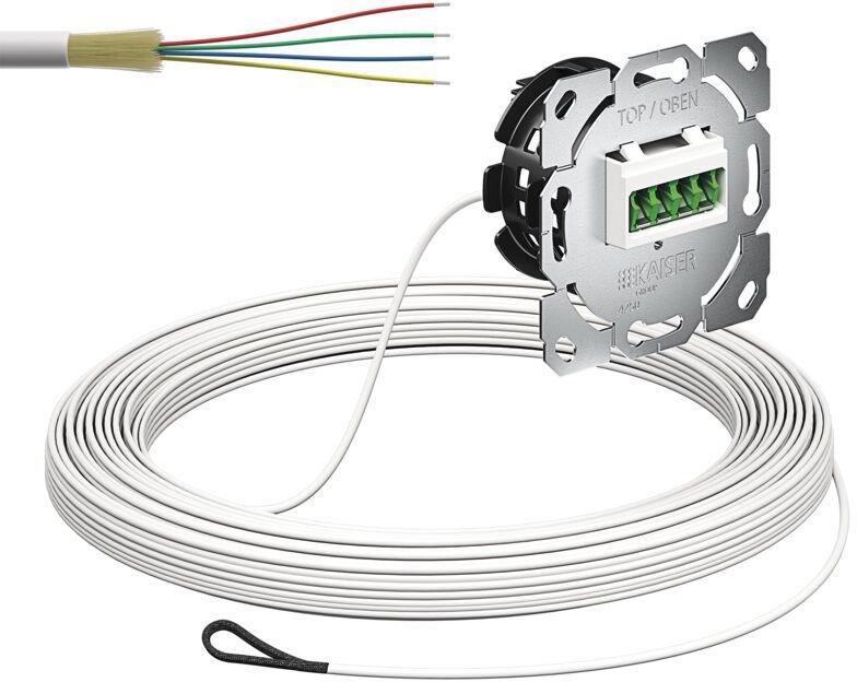 Teilnehmeranschluss Gf-TA UP 4xF LC/APC QD CSS L=20m