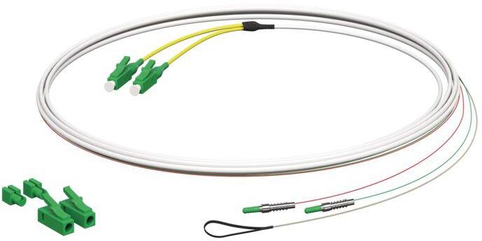 Glasfaser Patchkabel E3S Connect LC/APC-E3S 2xF L=3m HÜP zum Gf-GV