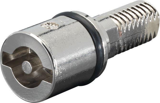 Verschluss-Einsätze Zink-Druckguss Länge 41mm Ausführung C 3mm Doppelbart