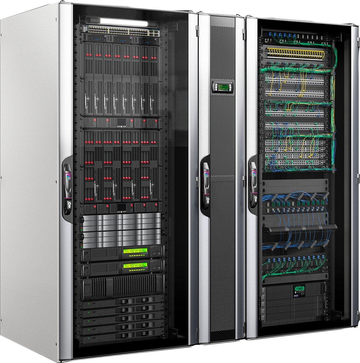 LCP Rack DX 20 kW bündig RAL 7035 BHT:300x2000x1200mm 380–480 V/3~/50–60 Hz