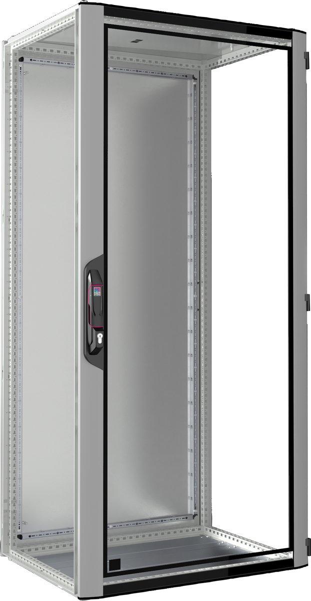 VX IT geschlossen IP55 Leerschrank RAL7035 BHT 800x2000x600mm 42HE