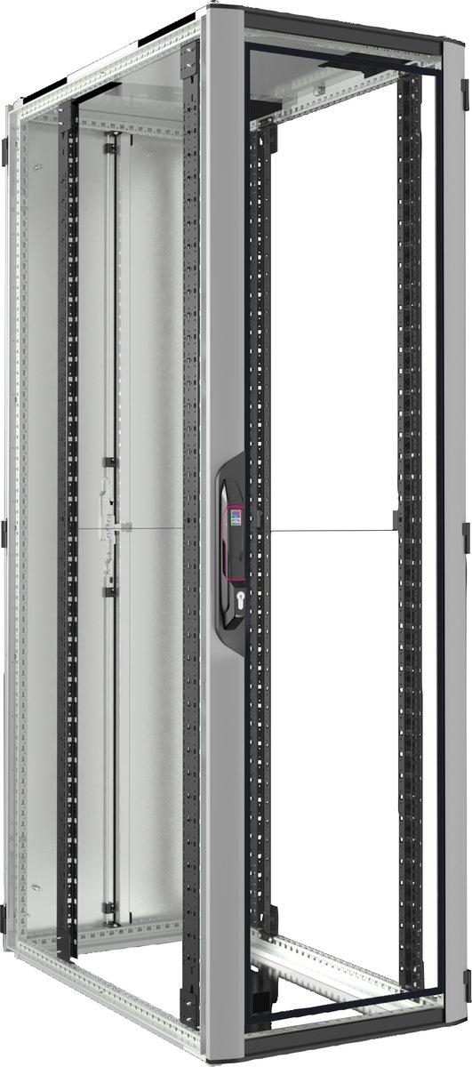 VX IT geschlossen 19"-Profilschienen standard RAL7035 BHT 600x2000x1000mm 42HE