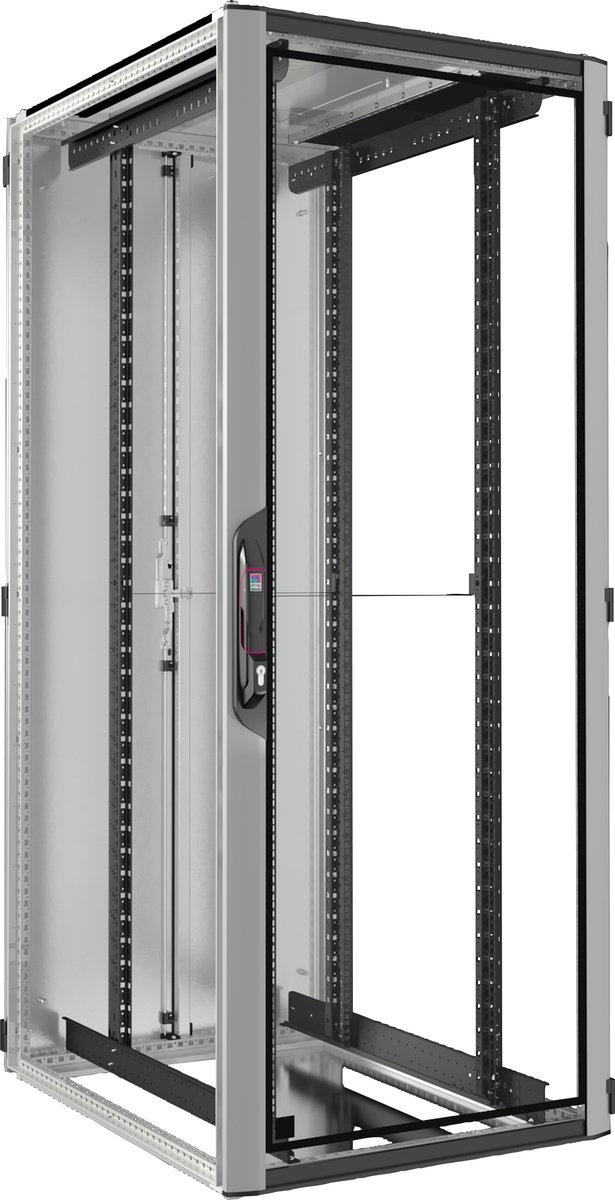 VX IT geschlossen 19"-Profilschienen standard RAL7035 BHT 800x2000x1000mm 42HE