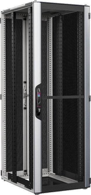 VX IT belüftet 19"-Profilschienen dynamic RAL7035 BHT 800x2000x1000mm 42HE
