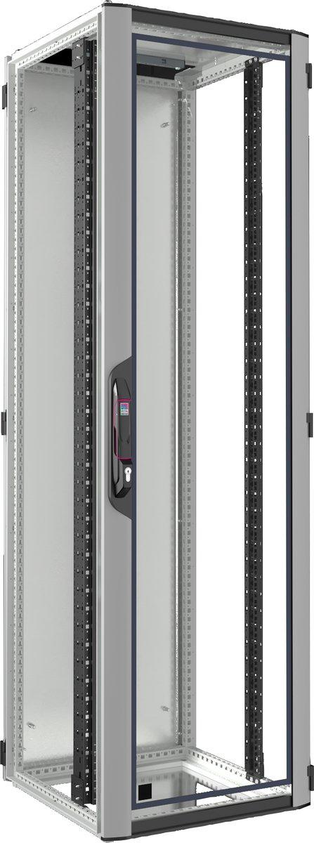 VX IT geschlossen 19"-Profilschienen standard RAL7035 BHT 600x2000x600mm 42HE
