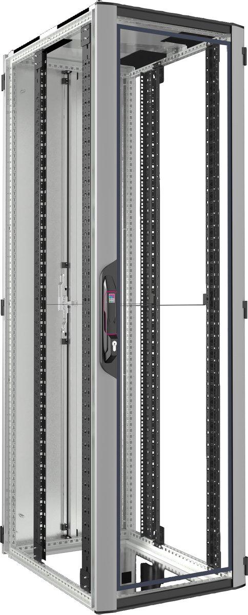 VX IT geschlossen 19"-Profilschienen standard RAL7035 BHT 600x2000x800mm 42HE