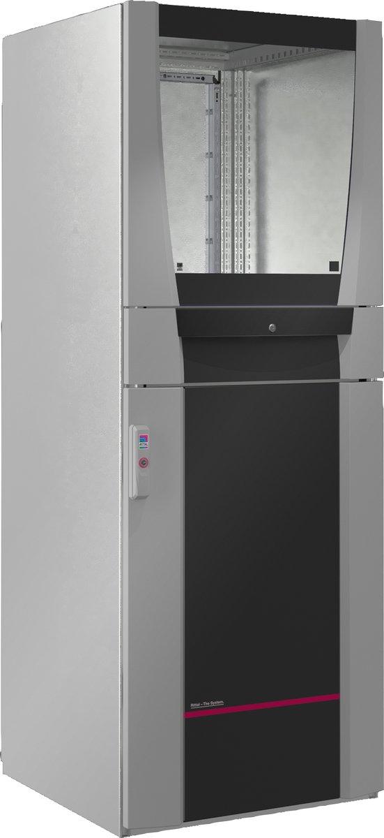 PC-Schranksystem B 600mm Sichttür Schublade Geräteboden