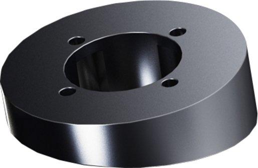 Neigungsadapter 10° CP 40 Edelstahl
