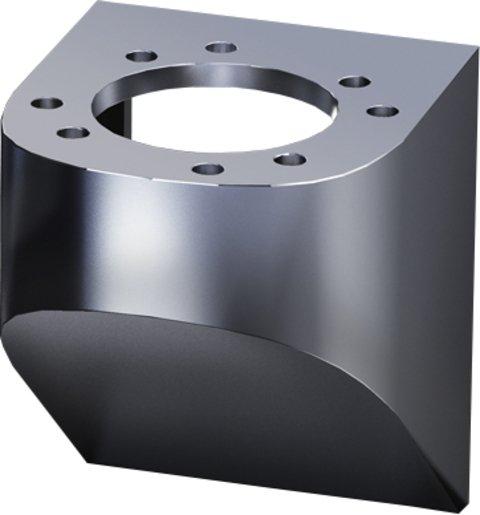 Wandkonsole CP 40 Edelstahl Rückseitig Gewinde M8