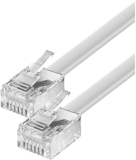 Verbindungskabel RJ11 Länge 10 m weiß