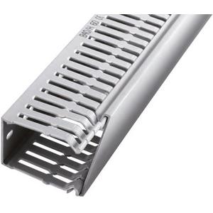 Verdrahtungskanal BxH 30x100 mm PVC grau RAL7030 VPE=32 m