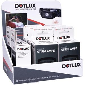 Thekenaufsteller Stirnlampe bestückt (8 Stück)