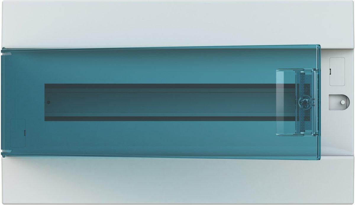 Stromkreisverteiler Mistral41F UP m transparenter Tür 18PLE 1R und Klemmen
