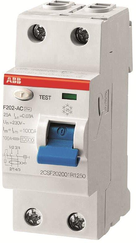 Fehlerstromschutzschalter - 2P - Typ A - 30 mA - 63 A