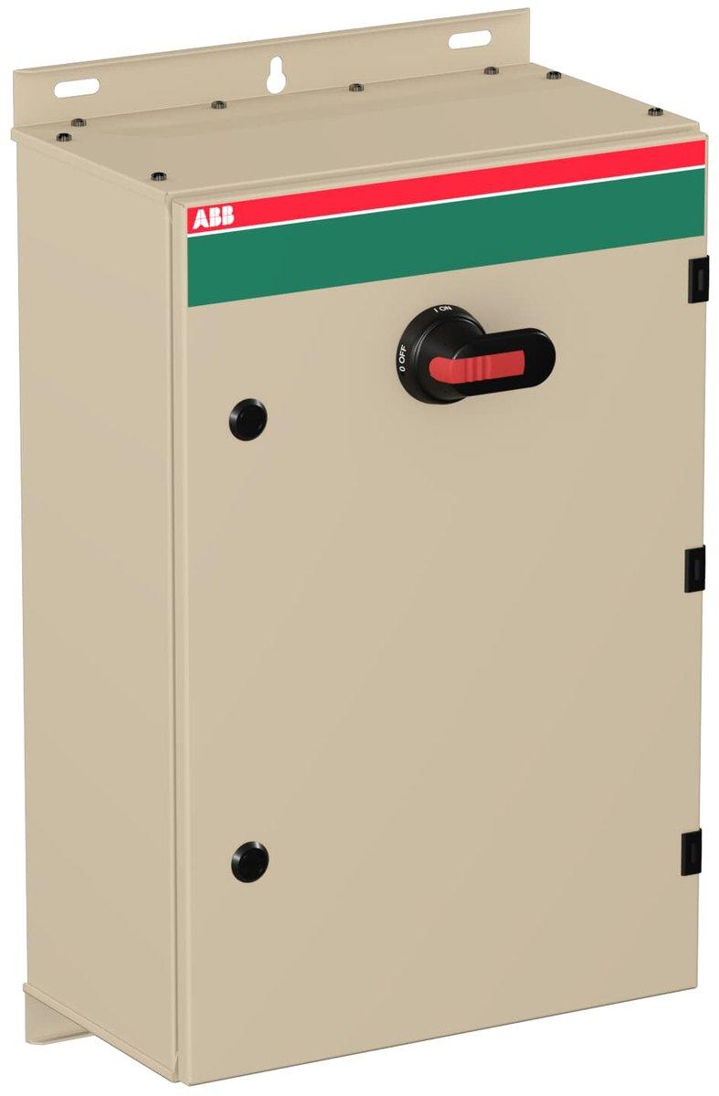EMV-Sicherheitsschalter 3-polig 80 kW 400V m. schwarzem Griff