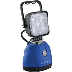 LED Akku Handleuchte G42R mit Bodenmagnet