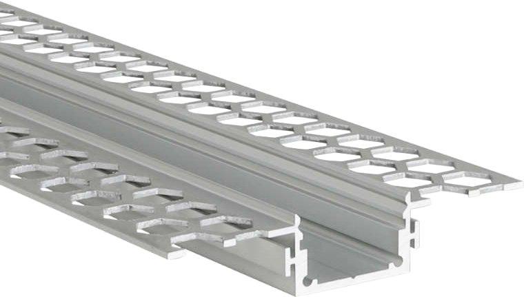 ALUMINIUM PROFILE M-LINE DRYWALL LINEAR 2 m Tol: 0/+3 mm Alu eloxiert il