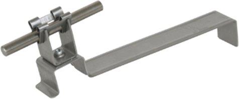 Dachleitungshalter mit gewinkelter Strebe für Dachflächen Rd. 8