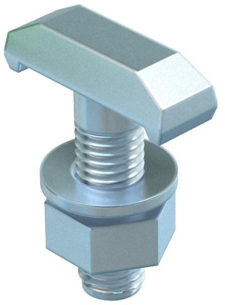 Hakenkopfschraube für Profilschiene MS4022 M8x60mm A4 2B