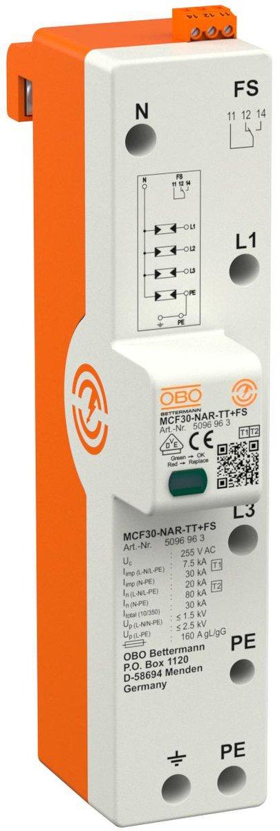 LightningController Rail dreipolig mit NPE+FS 255V