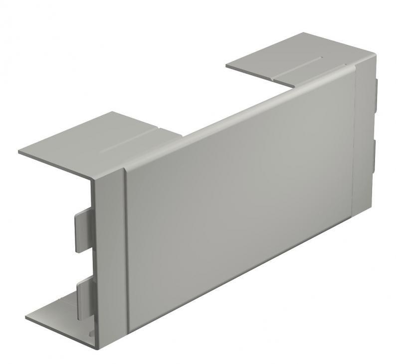 T- und Kreuzstückhaube 60x110mm PVC steingrau 7030