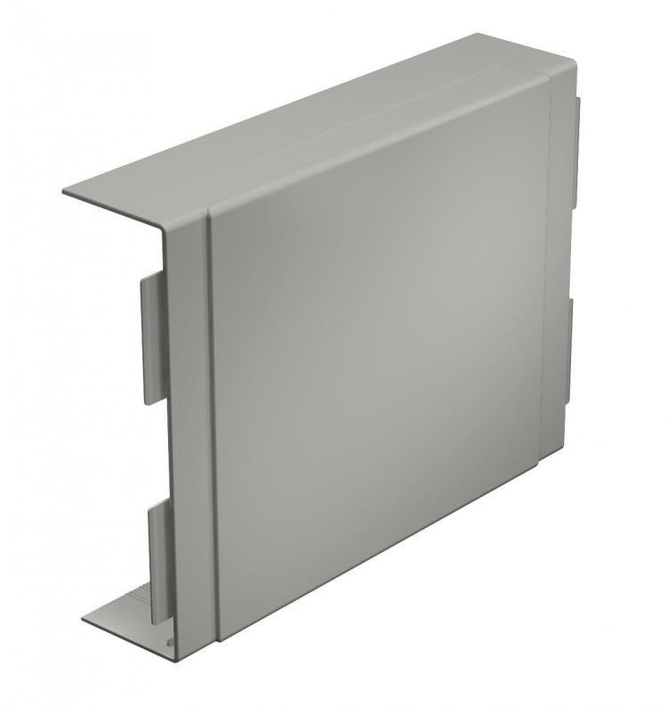 T- und Kreuzstückhaube 60x210mm PVC steingrau 7030