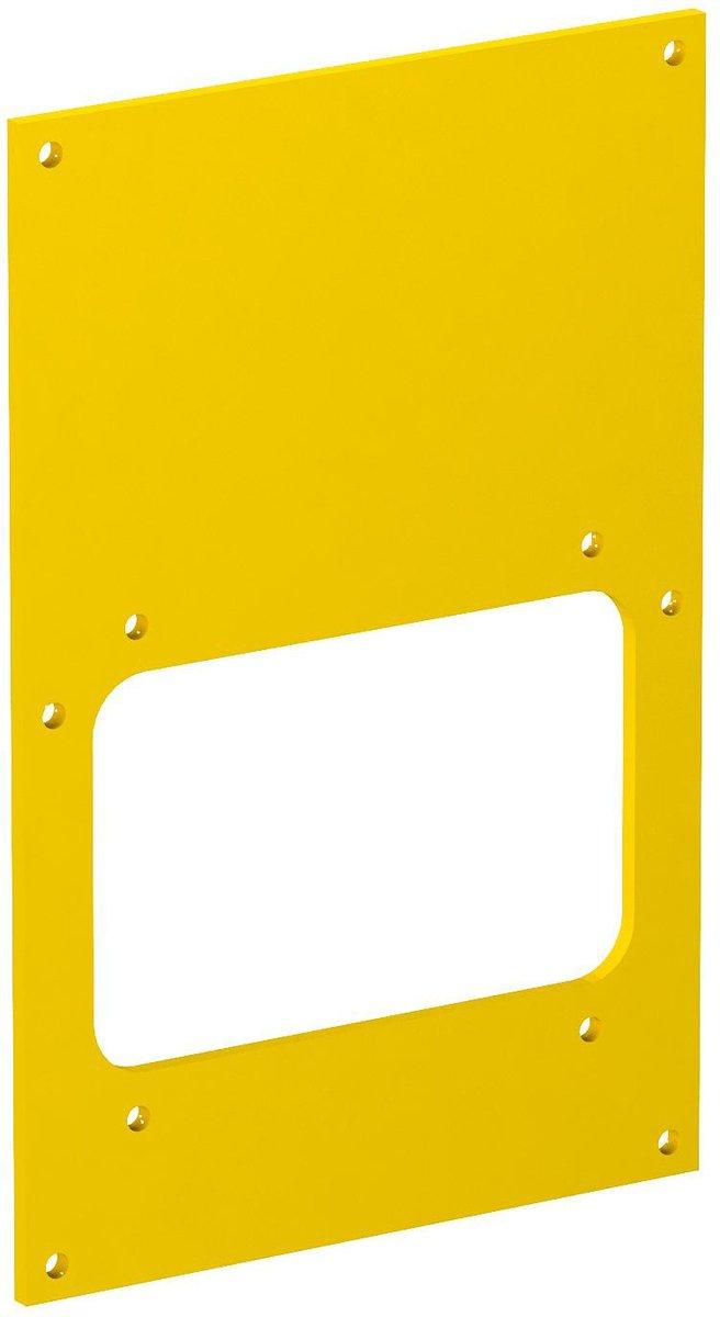 Abdeckplatte Schutzeinrichtung 160x105mm PVC rapsgelb 1021