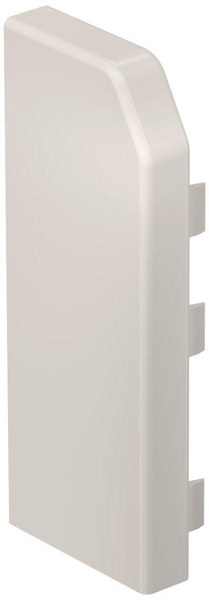Endstück links RAUDUO 40x105 links 9001 PVC cremeweiß 9001