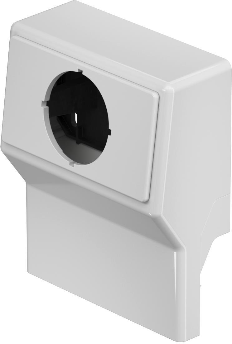 Geräteträger SL 50/70 leer mit Blende 7035 PVC lichtgrau 7035