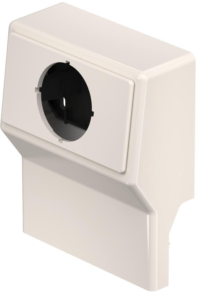 Geräteträger SL 20x50/70 9001 PVC cremeweiß 9001