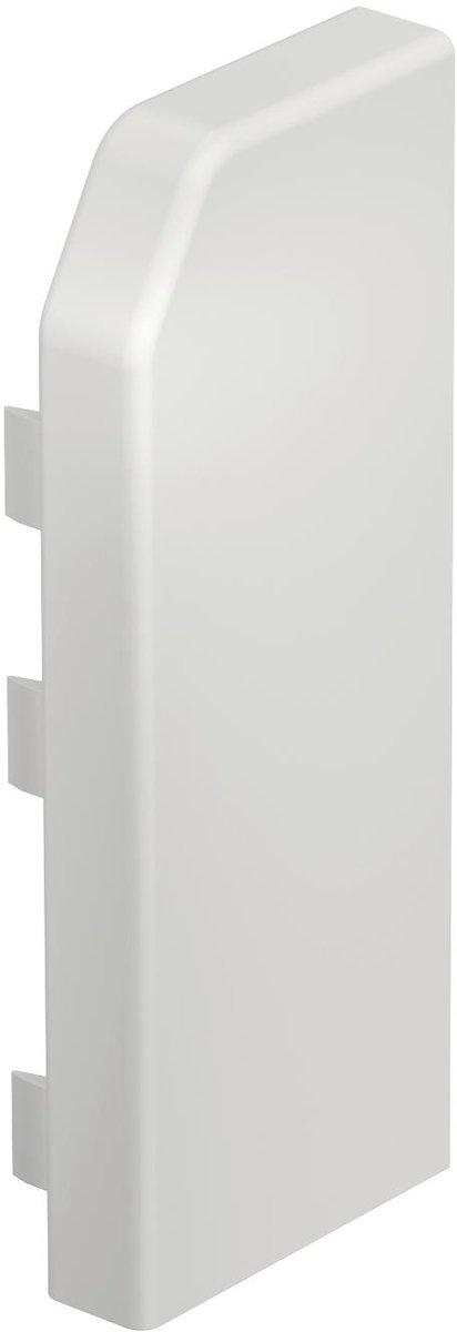 Endstück rechts RAUDUO 40x105 rechts 9010 PVC reinweiß 9010