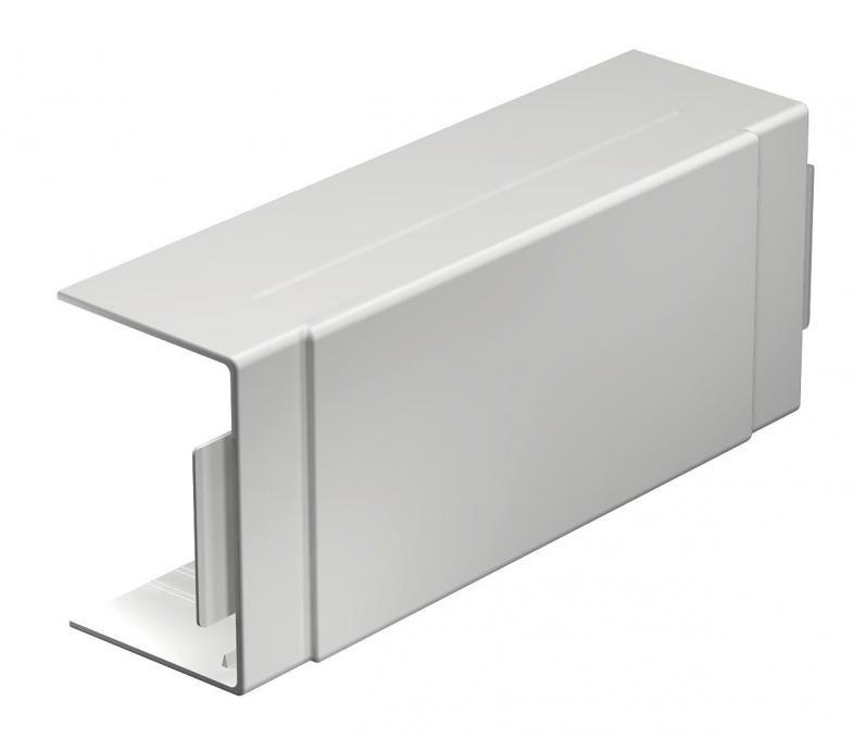 T- und Kreuzstückhaube 60x90mm PVC lichtgrau 7035