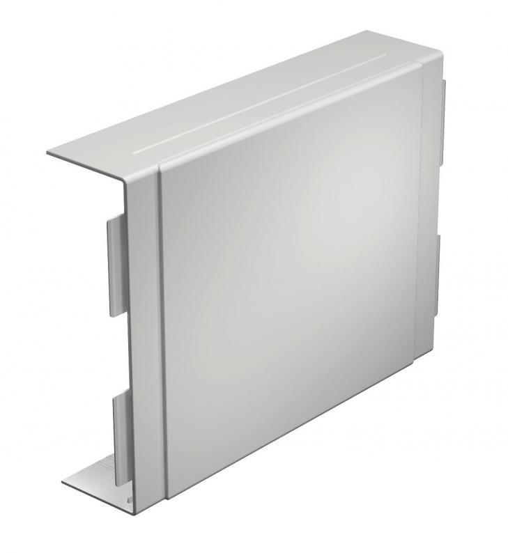 T- und Kreuzstückhaube 60x210mm PVC lichtgrau 7035