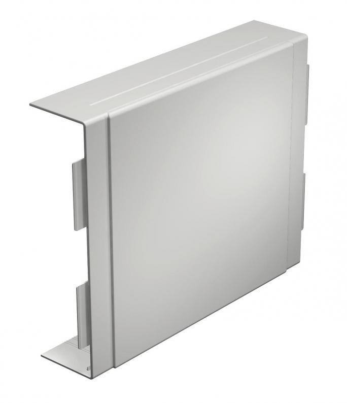 T- und Kreuzstückhaube 60x230mm PVC lichtgrau 7035