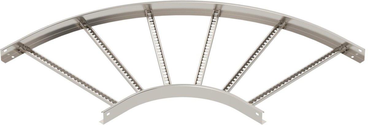 Bogen 90° für Kabelleiter 60x600 A4 1.4571 2B