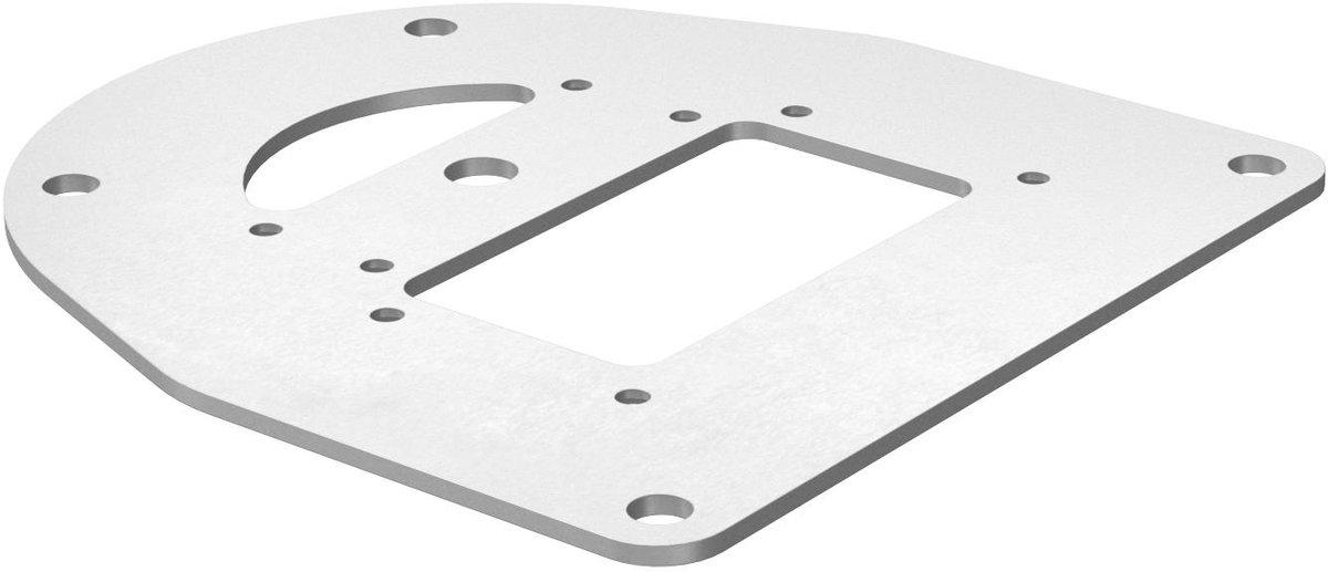 Bodenplatte für ISS110100R 170x160x3 St FSK reinweiß 9010