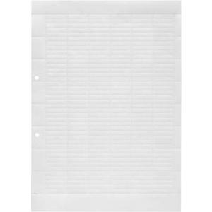 Klemmenmarkierer / Verbindermarkierer 27 x 6,3 mm Papier A4 weiß