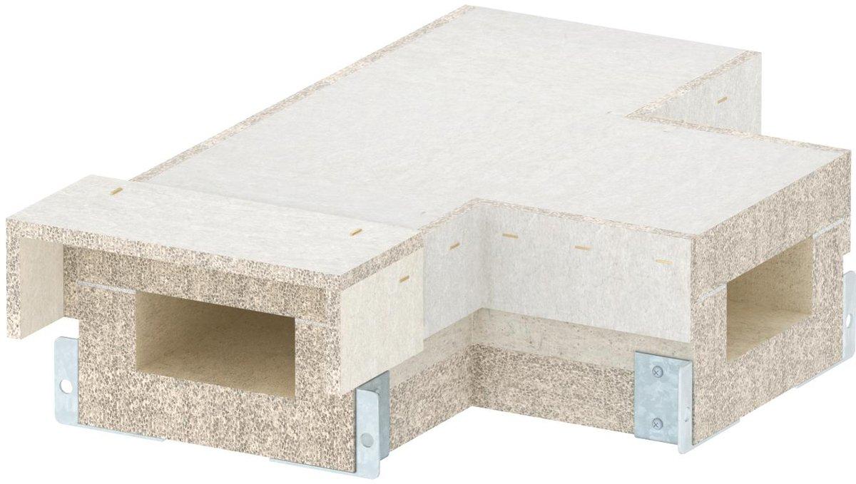 T-Stück für BSKH09-K0511 50x110 grau