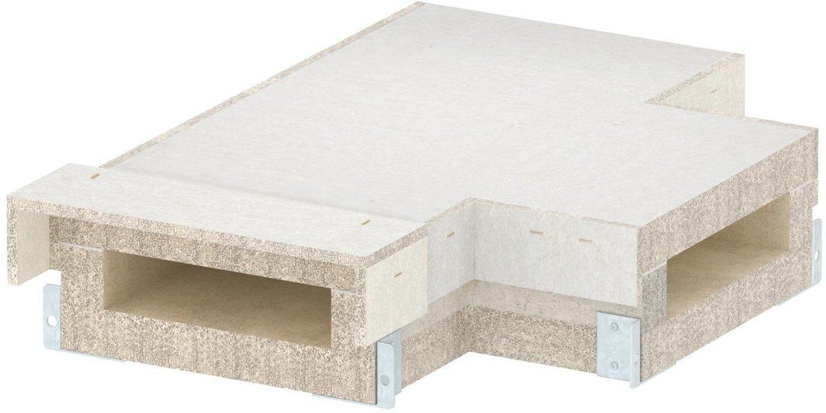 T-Stück für BSKH09-K0521 50x210 grau